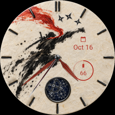 Sumi Ninja watch face